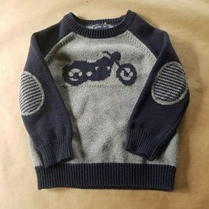 BabyGap 2T Boys Motorcycle Sweater